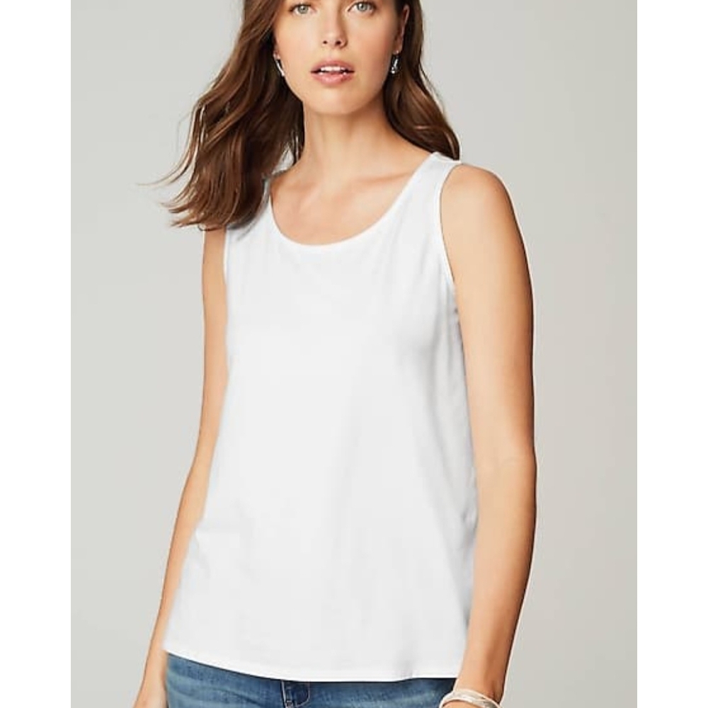J Jill Pima Stretch Knit Tank Top XL Tall NWOT